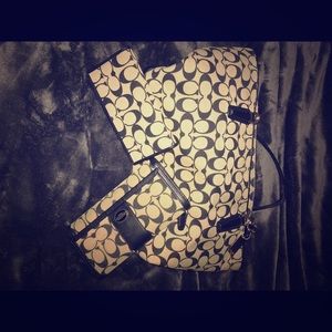 Coach purse/wallet/checkbook